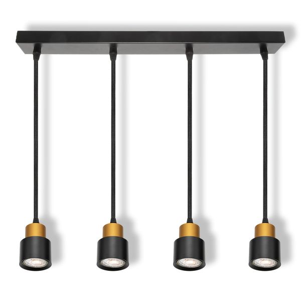 LED SPOT SECTORALPEND4XGU10GD/BK OSRAM image 1