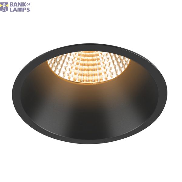 NEW TRIA® 95, ceiling installation ring, recessed, D: 10.3 H: 5.5 cm, IP 20, black image 3