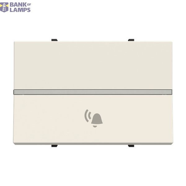 Push-button, NO, SP with bell symbol - 3M - White image 1
