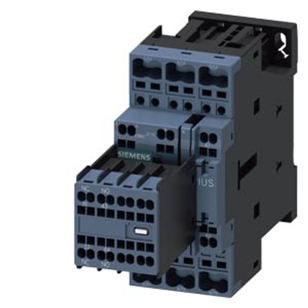 power contactor, AC-3e/AC-3, 17 A, 7.5 kW / 400 V, 3-pole, 110 V AC, 50 image 2