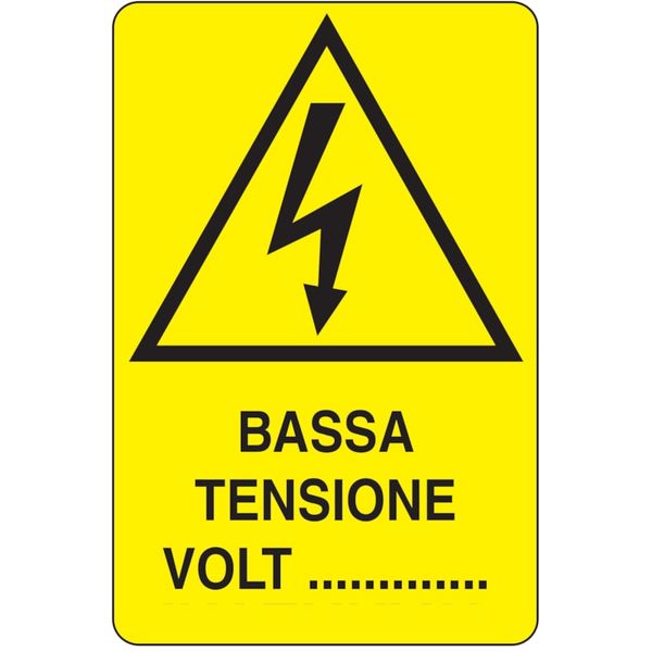 Rectangular danger sign - 330 x 500 mm image 1