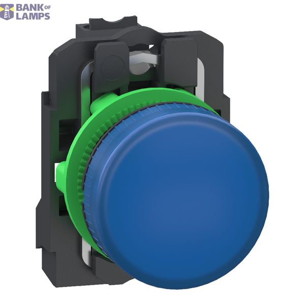 Plastic pilot light 24V blue Push-in image 1