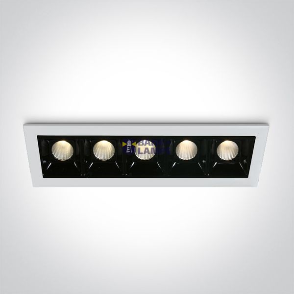 WHITE 5x2W WW IP20 700mA DIMMABLE image 1