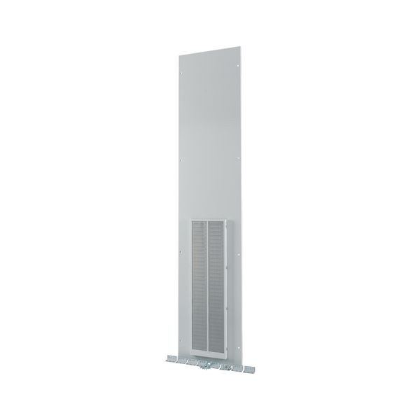 XTSZFFPV42-W425 Front plate (section high), ventilated, W=425mm, IP42, grey image 4