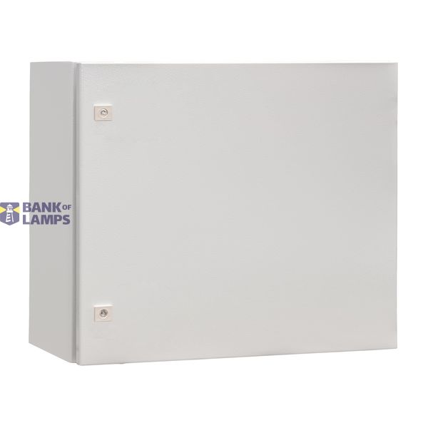 Wall-mounted enclosure 1 door IP65 H=600 W=800 D=300 mm image 1