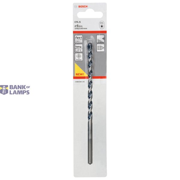 Concrete drill bit CYL-5 6 x 100 x 150 mm image 2