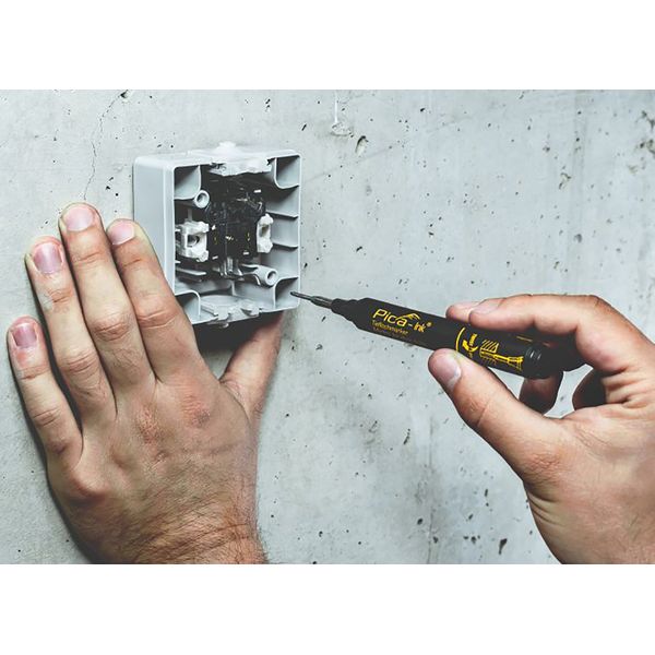 Pica 150/46 Highlighter v deep holes black, bli. image 7