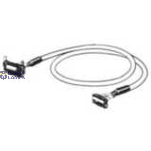 I/O connection cable, unshielded, FCN24 to MIL20, 0.5 m XW2Z0447M image 1
