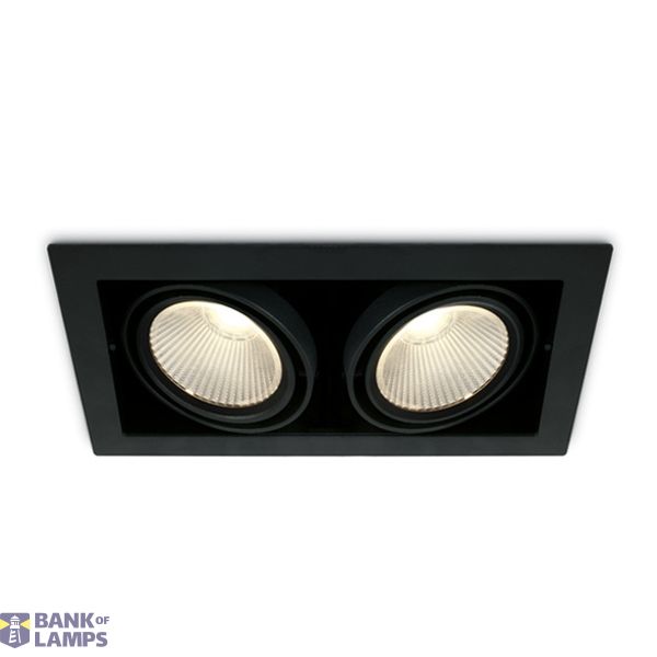 BLACK COB 2x30W WW 38deg 230V image 1