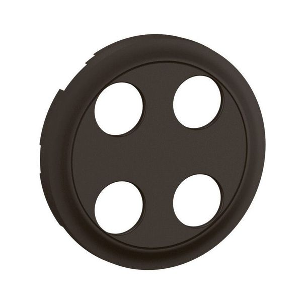DOUBLE BINDING POST 2OUTLETS ROCKER BLACK image 2