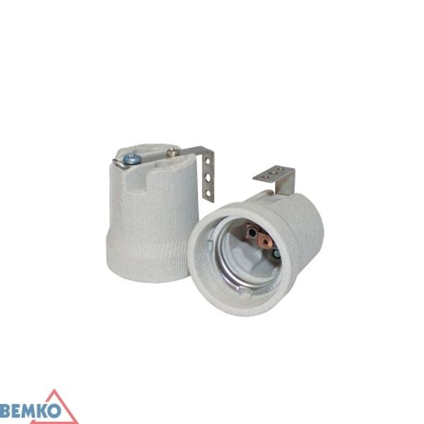 CERAMIC SOCKET E27 U TYPE image 1