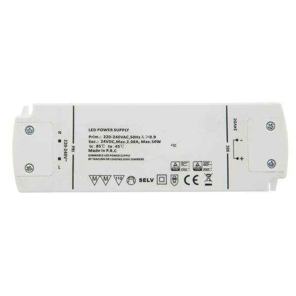 LED SN - Power supply TRIAC dimmable 50W/24V MM IP21 image 2