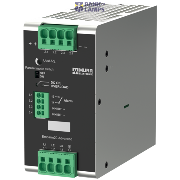 Emparro20-Advanced-3-phase Coated IN: 3x342 - 575VAC; OUT: 24V/20ADC image 2