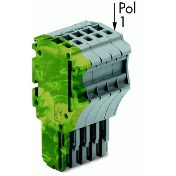 1-conductor female connector Push-in CAGE CLAMP® 1.5 mm² green-yellow/ image 3