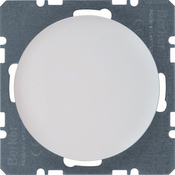 Blind plug centre plate, R.1/R.3, p. white glossy image 1