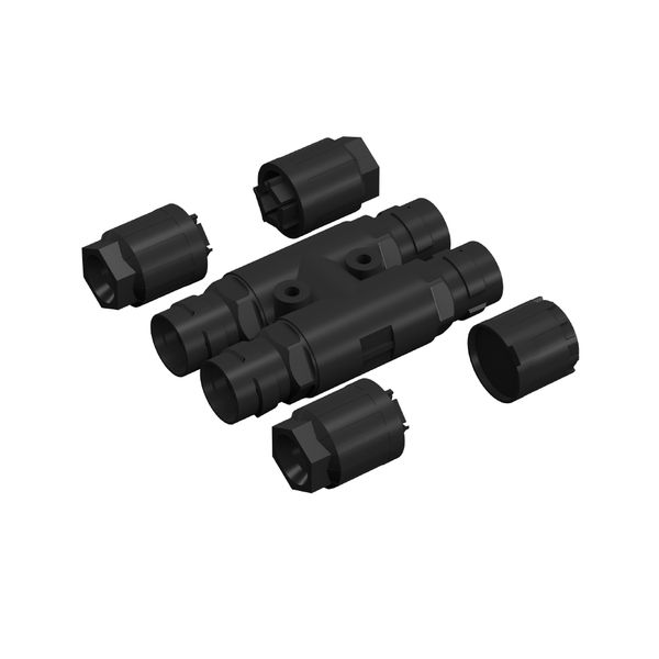 Cable gland L 170 B 71 H 35 colour: black image 2