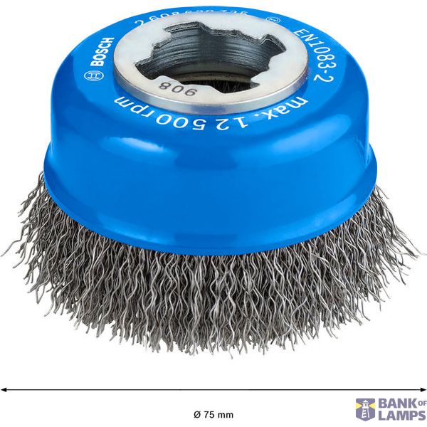 X-LOCK Cup brushes Crimped 75mm Steel 0.3mm image 3