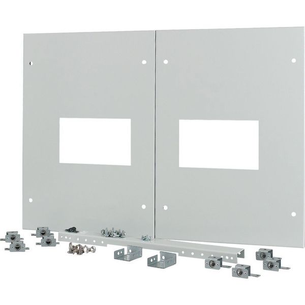 XTMP2N4FC-H550W800 Front cover for 2x NZM4, fixed, HxW=550x800mm, grey image 3