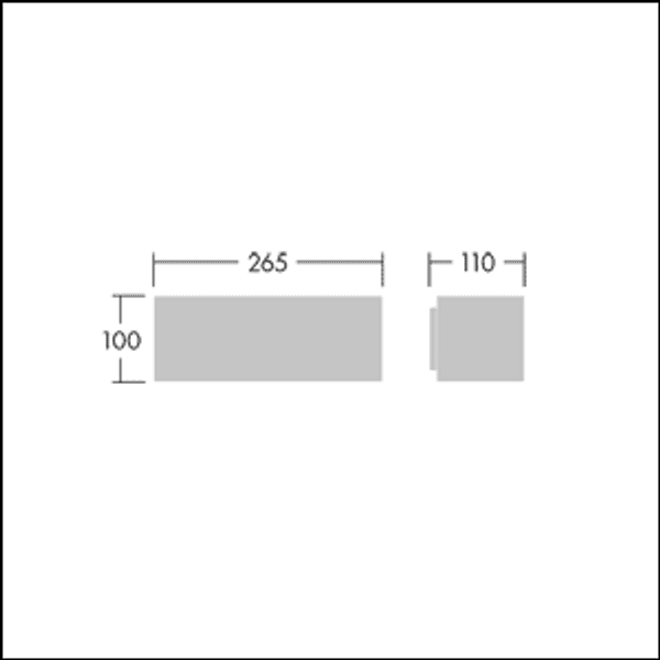 AXYL GILD L 2W 28L 930 UWB RD ANT - LED wall mounted luminaire image 2