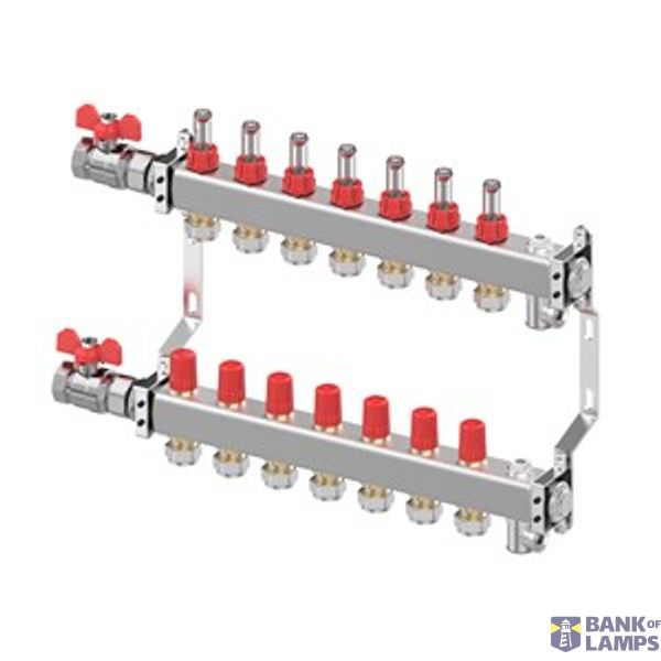 SSM manifold bundle, STAINLESS STEEL, Number of heating manifold connections [loops] [Max]: 7, 6 bar image 1