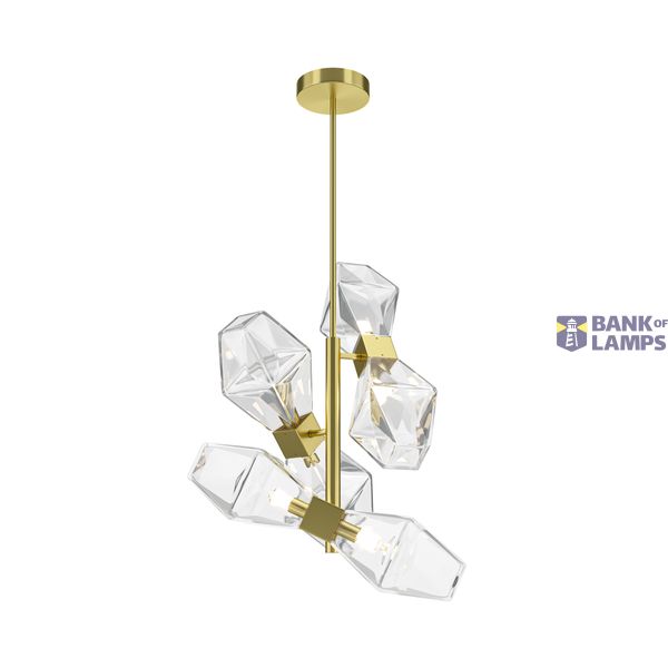 Modern Cocktail time Pendant lamp Gold image 1