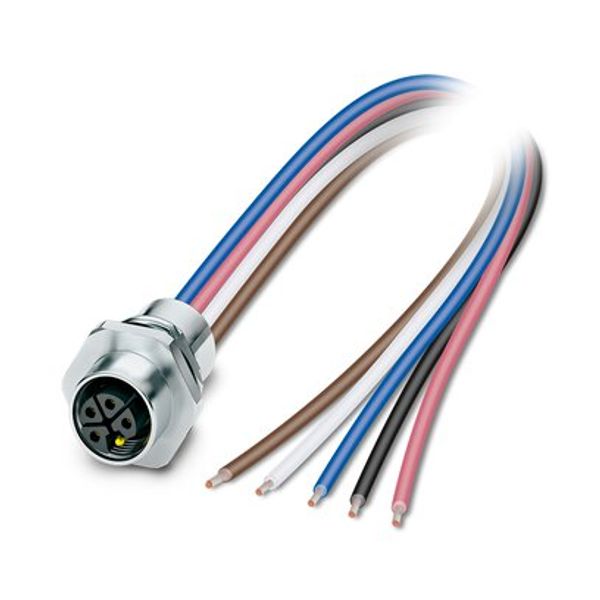 SACC-E-M12FSL-4FE-M16XL/0,2 - Device connector front mounting image 3
