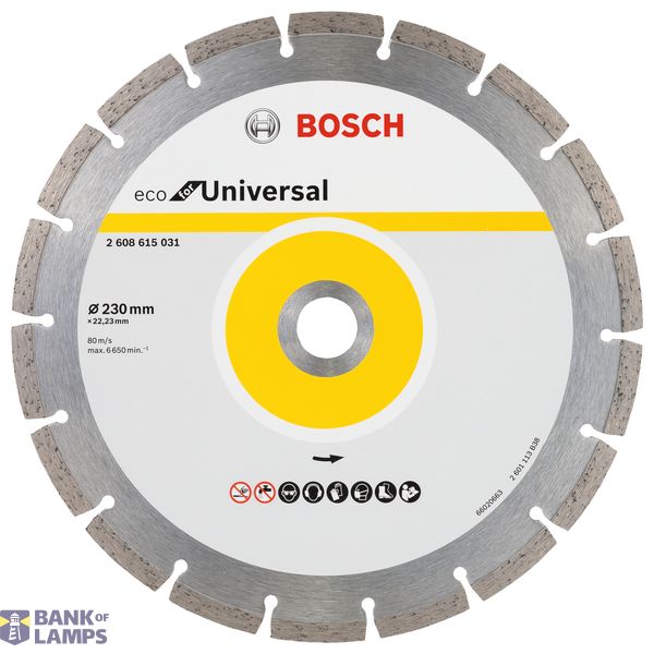 Diamond Cutting Disc ECO For Universal 150x22.23x2.1x7 image 1