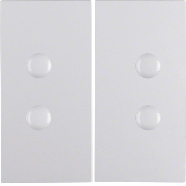 Rocker 2gang, S.1/B.3/B.7, p. white, matt, plastic image 1