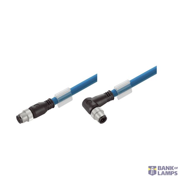 Ethernet Railway Cable (assembled), M12 D-code – IP 67 straight pin, M image 1