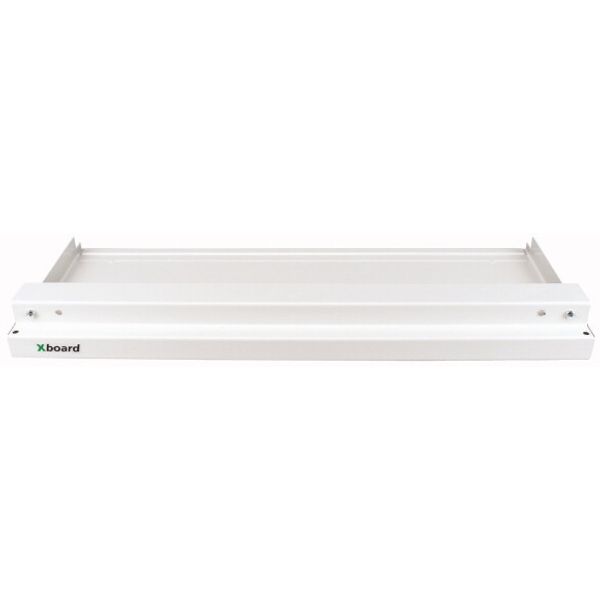 BP-TBP-1000-CE-W Top/Bottom-panel for Surface-Mounting Installation distribution board, with cut-out for cable entry, WxD=1000x249mm, white image 1