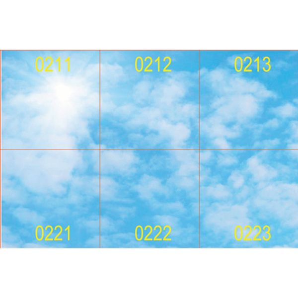 MODUS IB SKY, recessed into raster - modul 600, square A, LED 840, DALI driver, SKY 02, set of 6 pcs image 1