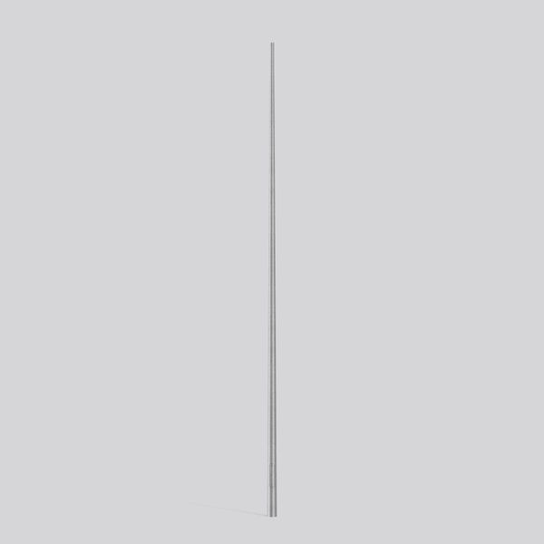 Steel pole D 168 H 8000 d 76 colour: uncoated image 1