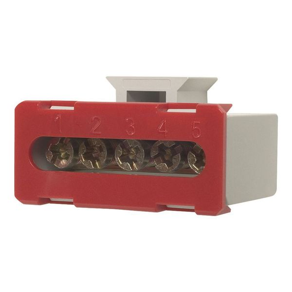 Terminal support cover set LK4 red image 2
