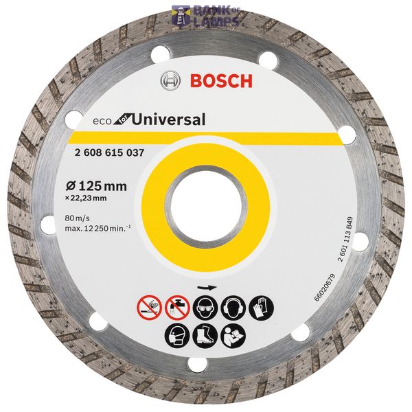 Diamond Cutting Disc ECO For Universal 350x25.4x3.2x8 image 1