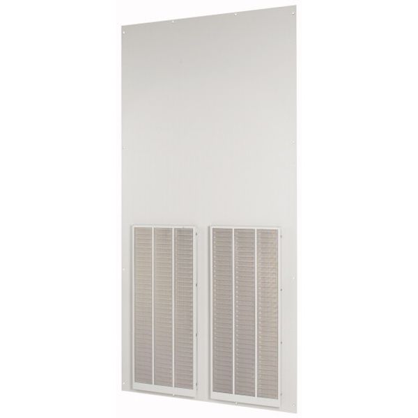 XTSZRV4-W1000 Rearwall, ventilated, HxW=2000x1000mm, IP42, grey image 1