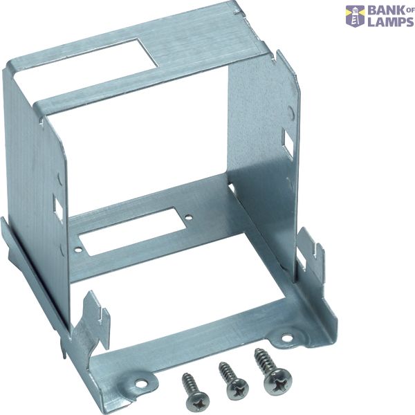 Device carrier LV with DIN-adapter on front face includes screws,type  image 1
