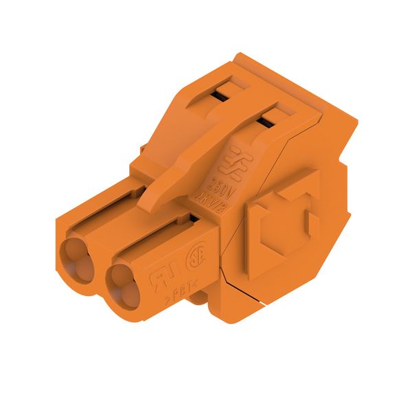 PCB plug-in connector, female plug, 5.08 mm, Number of poles: 2, 225°, Clamping yoke connection, Clamping range, max. : 4 mm², Box image 2