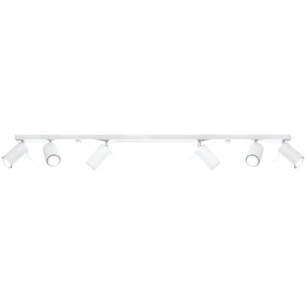 CEILING LAMP RING 6L WHITE GU10 6X40W IP20 image 1
