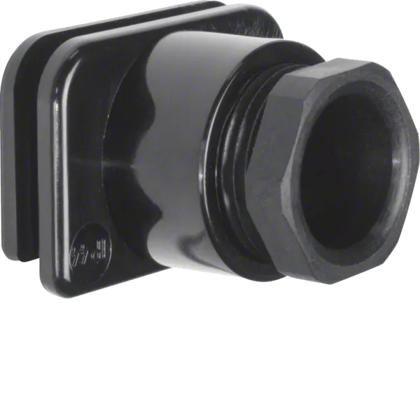 Grommet, screw M20 x 1.5, ISO-Panzer IP44, black image 1