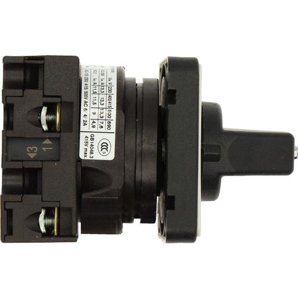 T0-1-8214/E Changeoverswitches, T0, 20 A, flush mounting, 1 contact unit(s), Contacts: 2, 45 °, momentary, With 0 (Off) position, with spring-return from both dir image 8