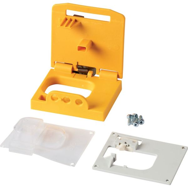 CI/E-PKZ01-XSVB Padlocking feature, yellow, for expansion/installation housing with PKZ01 image 1