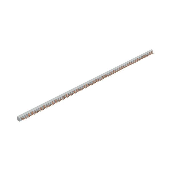GVK busbar fork, 3-phase, L1 - L2 - L3, shortenable version, end caps not included, 1 meter, 16 mm² image 12
