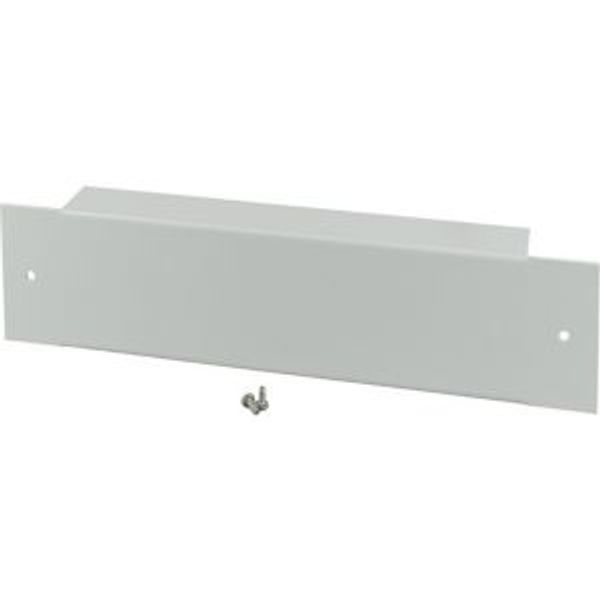 XLSPL1F4 Plinth, front plate for HxW 100 x 425mm, grey image 2