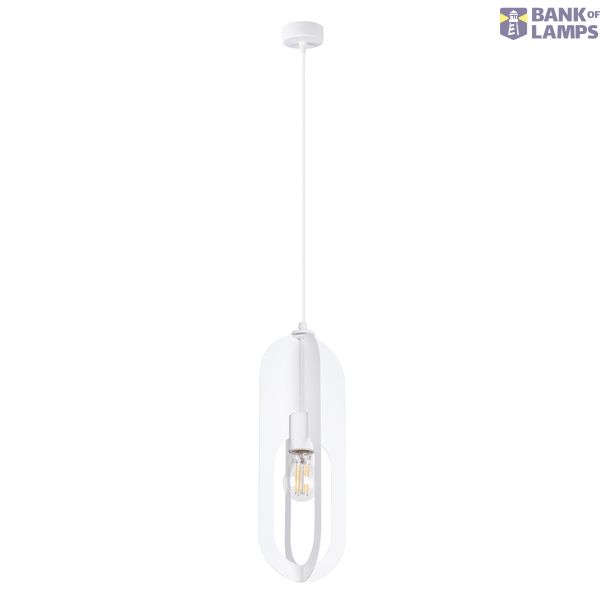 Pendant lamp NICUS 1 white image 1