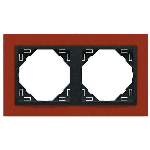 DOUBLE FRAME INTENSE ORANGE/GRAY image 2