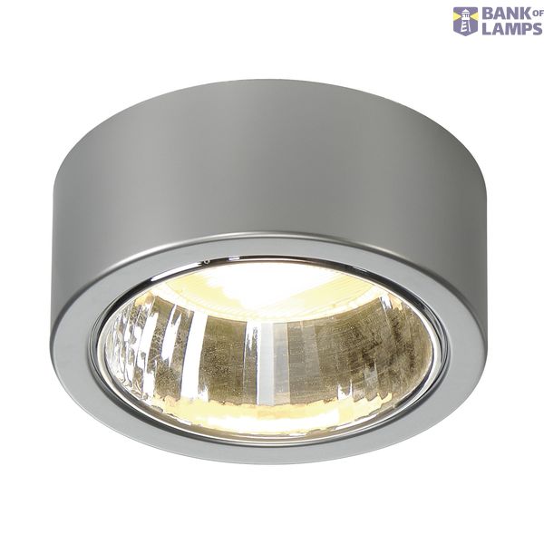 CL 101 GX53 ceiling light, round, silver-grey, max. 11W image 1