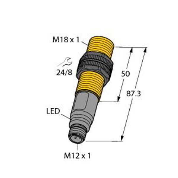 Capacitive Sensor   BCT5-S18-UN6X2-H1151 image 1