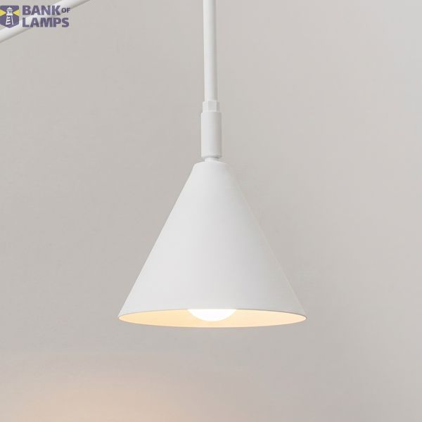 Wall lamp NOX 1 white with a switch image 2