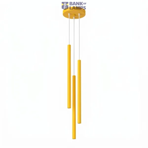 Pendant lamp PASTELO 3P yellow image 1