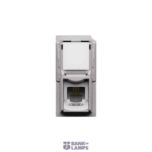 L.NOW - CONNETTORE RJ11 4/6 K10 ACCIAIO image 1